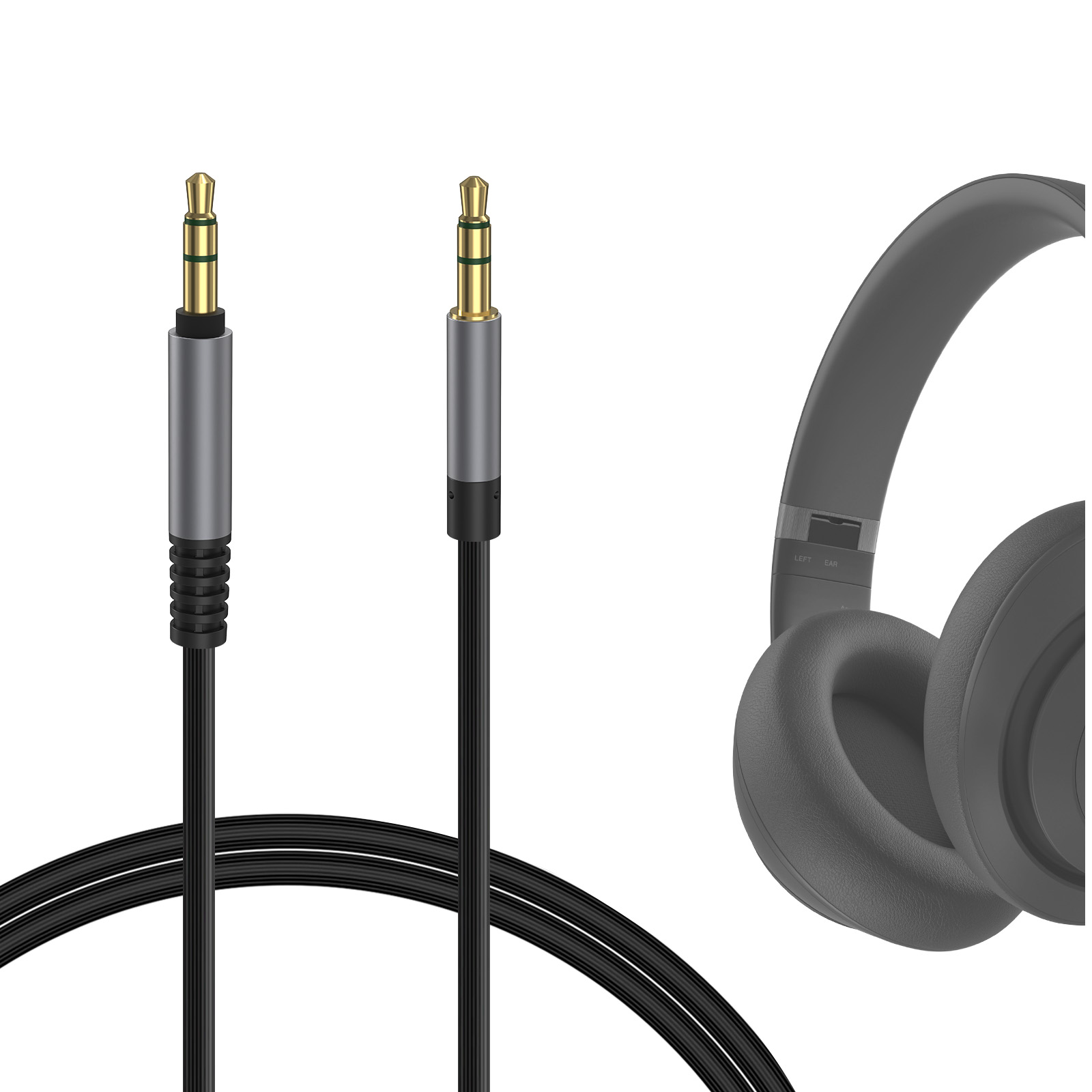 Beats Headphone Solo 4 - สายสัญญาณเสียง Geekria 1/8