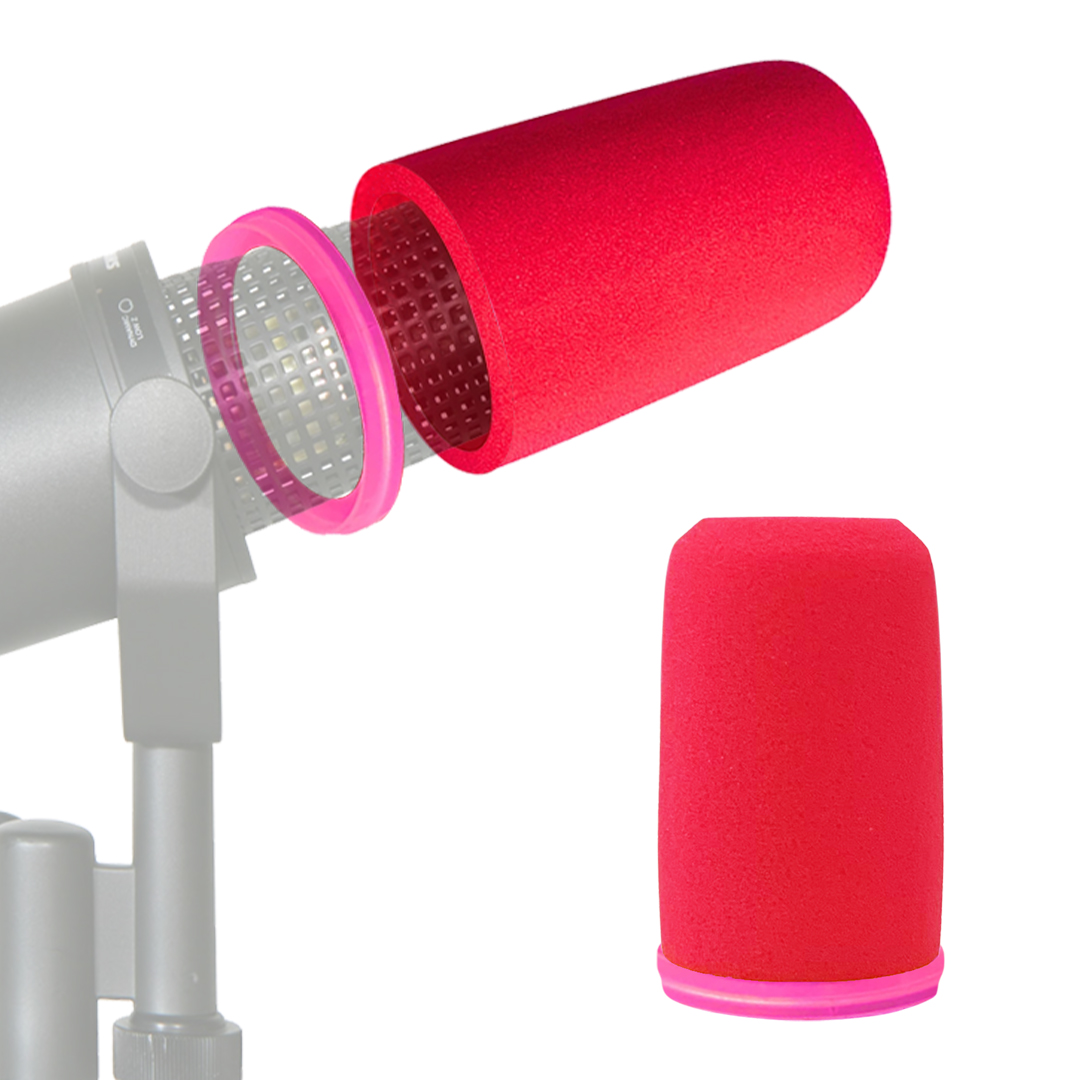 Shure Mic Sm7B - แผ่นกรองเสียงสำหรับไมโครโฟน Shure SM7B ของแท้ พร้อมแขนบูม ฟองน้ำครอบป๊อปฟิลเตอร์