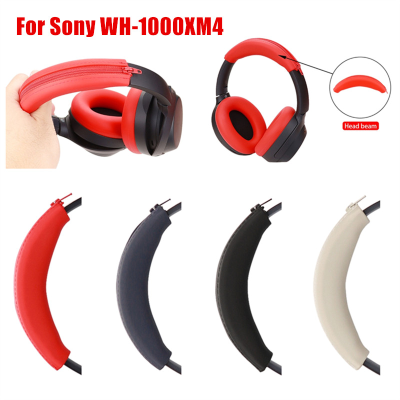 Sony Headphone Wh-1000Xm4 - แถบคาดศีรษะหูฟังบลูทูธไร้สายปลอกซิลิโคนแบบลำแสงสำหรับชุดหูฟัง WH-1000XM4โซนี่ตัวป้องกันที่คาดศีรษะพร้อมซิป