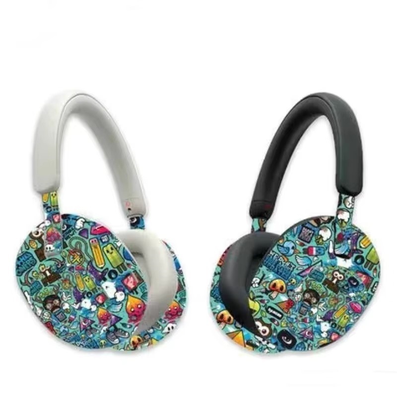 Sony Headphone Wh-1000Xm5 - สติกเกอร์ผิวสีสันสดใสสำหรับโซนี่ WH 1000XM5 หูฟังห่อหุ้มสติ๊กเกอร์ไวนิลอเนกประสงค์สกิน WH 1000XM5