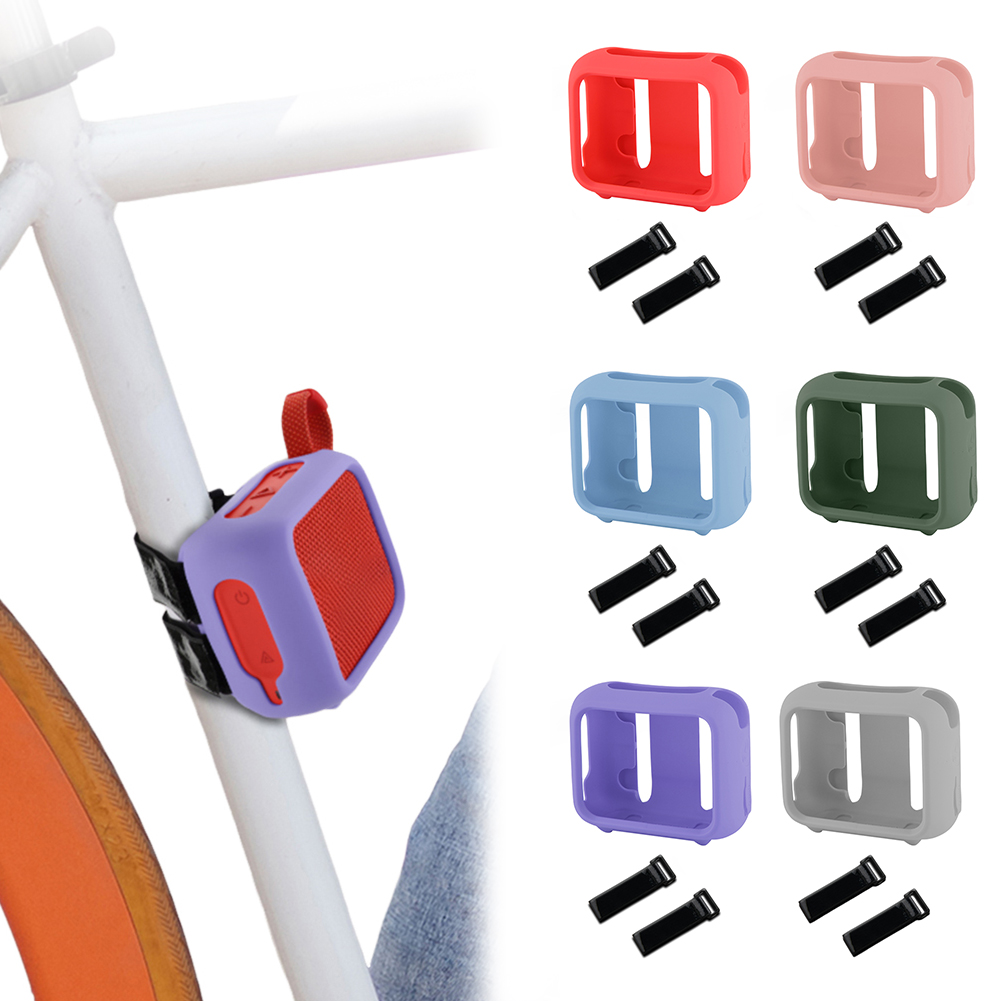 Jbl Speaker Go 4 - ซิลิโคนเคสกระเป๋าใส่ลำโพงแบบพกพาพร้อมสายรัดลำโพงแบบพกพา เคสลำโพงแบบพกพา ฝาครอบลำโพงกันกระแทกสำหรับเจบีแอล โก 4