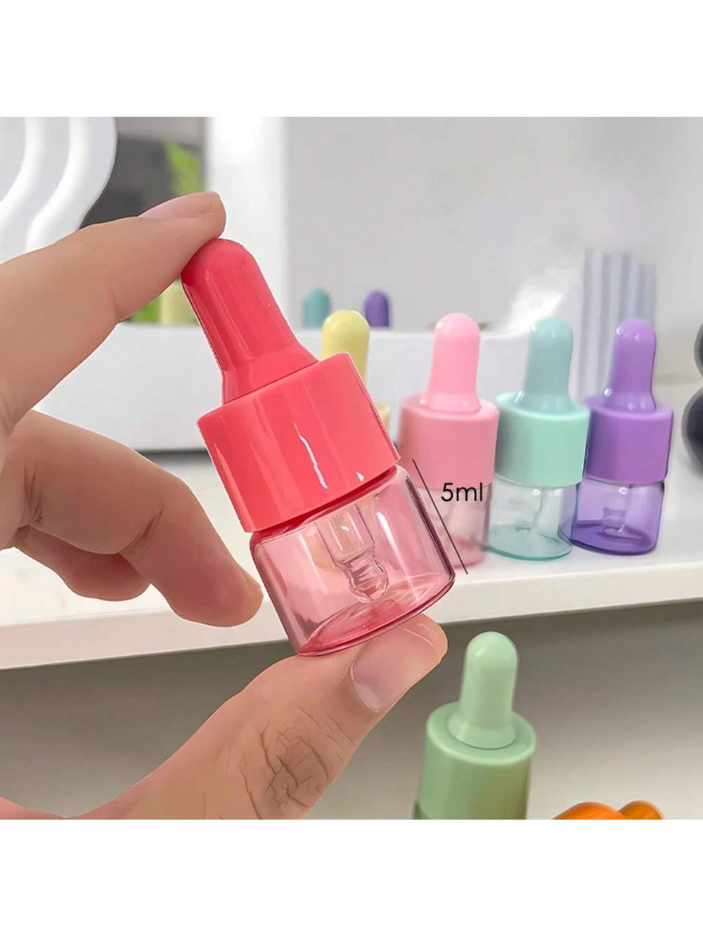 5 ชิ้น 5 มล. 10 มล. ขวดหยดแก้ว - Juice Bottle Dropper บทวิจารณ์และราคา