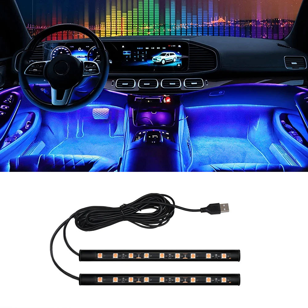 ไฟนีออนในรถยนต์ ไฟส่องพื้น LED - Vape Decoration บทวิจารณ์และราคา
