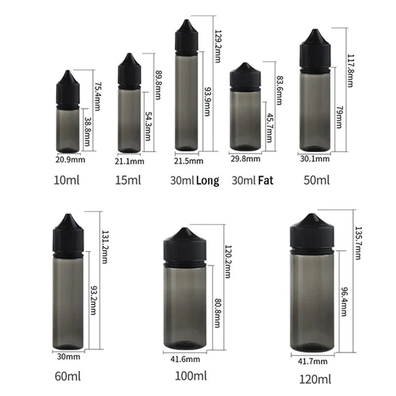 ขวดหยดเปล่าพลาสติก PET สีดำ10/ - Juice Bottle Dropper บทวิจารณ์และราคา