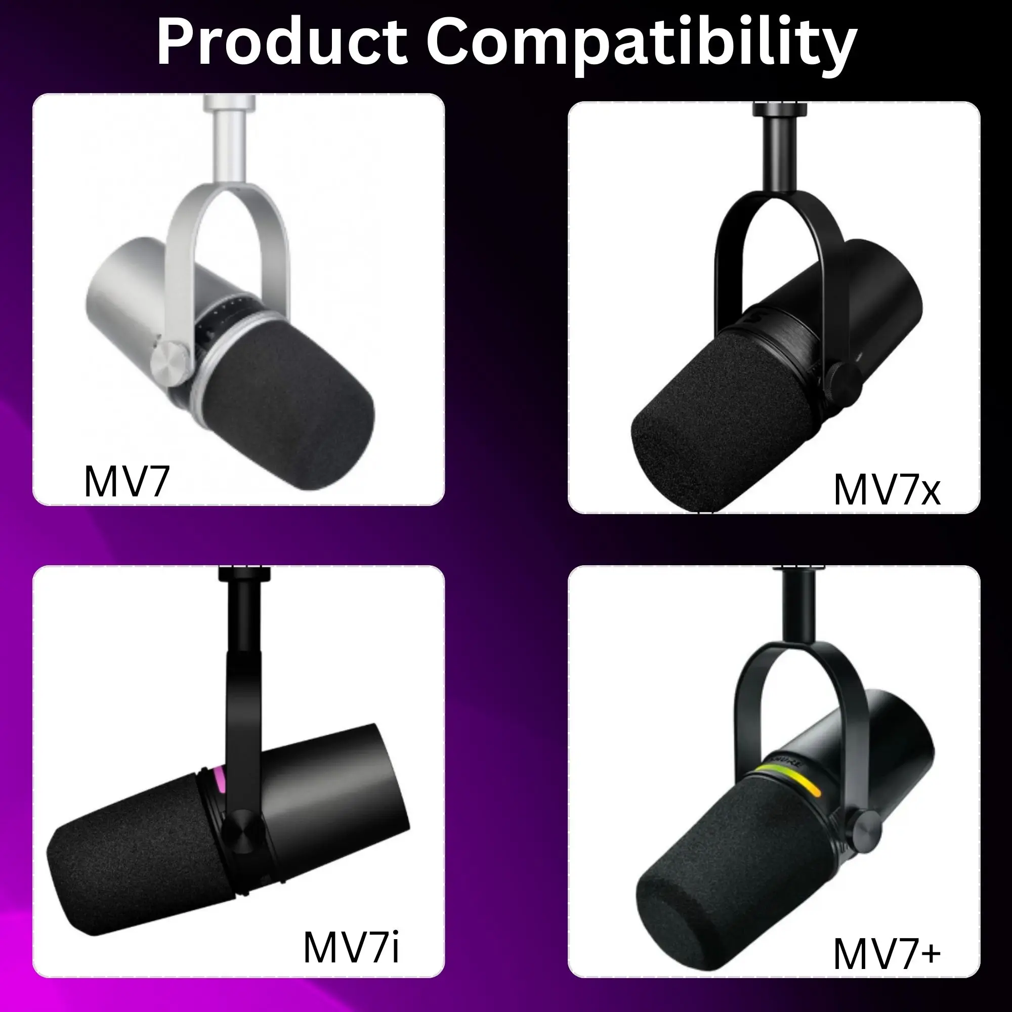 โฟม MV7 สำหรับไมโครโฟน Shure M - Shure Mic Sm7B บทวิจารณ์และราคา