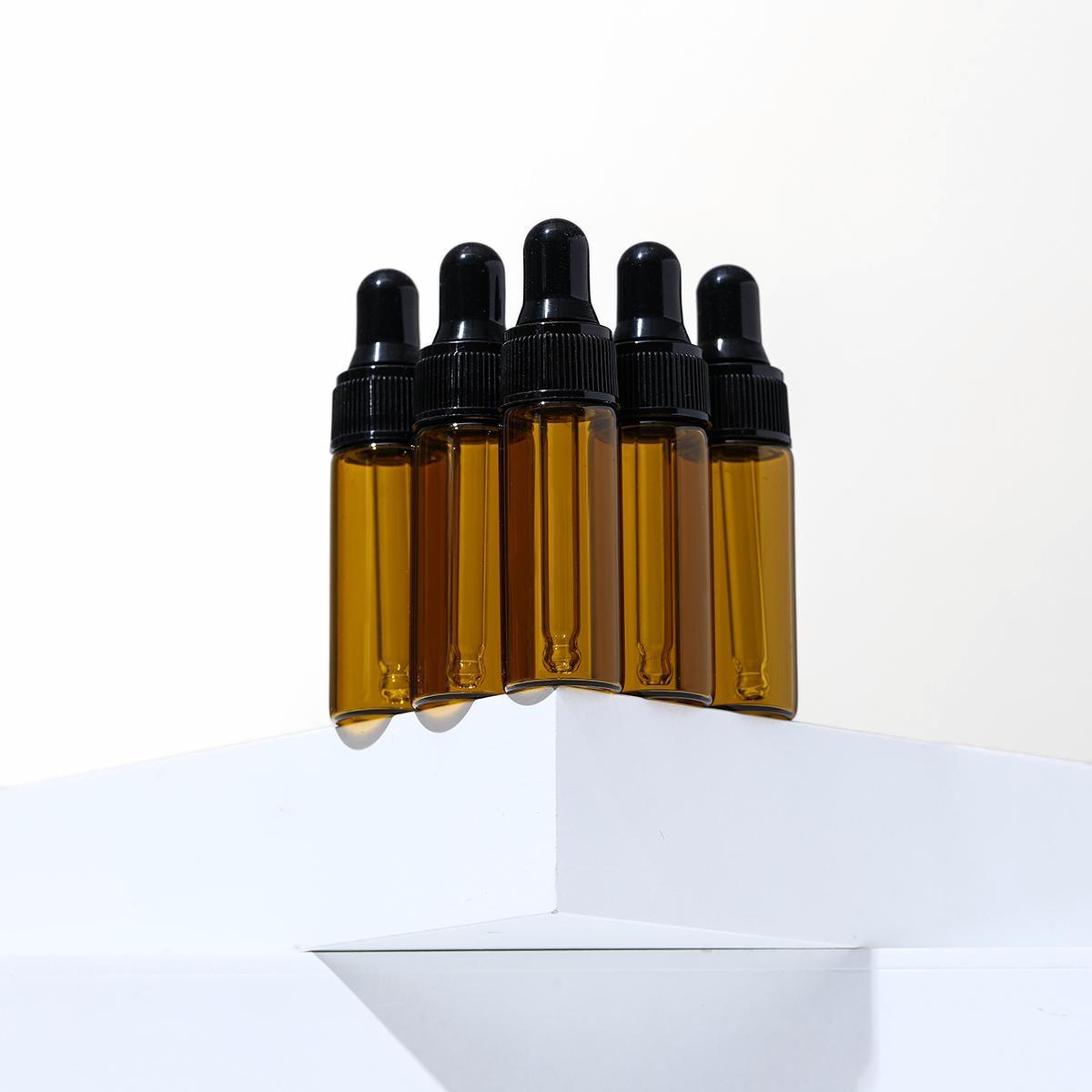 ขวดแก้วหยดสีเหลืองอำพันเข้ม 10 - Juice Bottle Dropper บทวิจารณ์และราคา