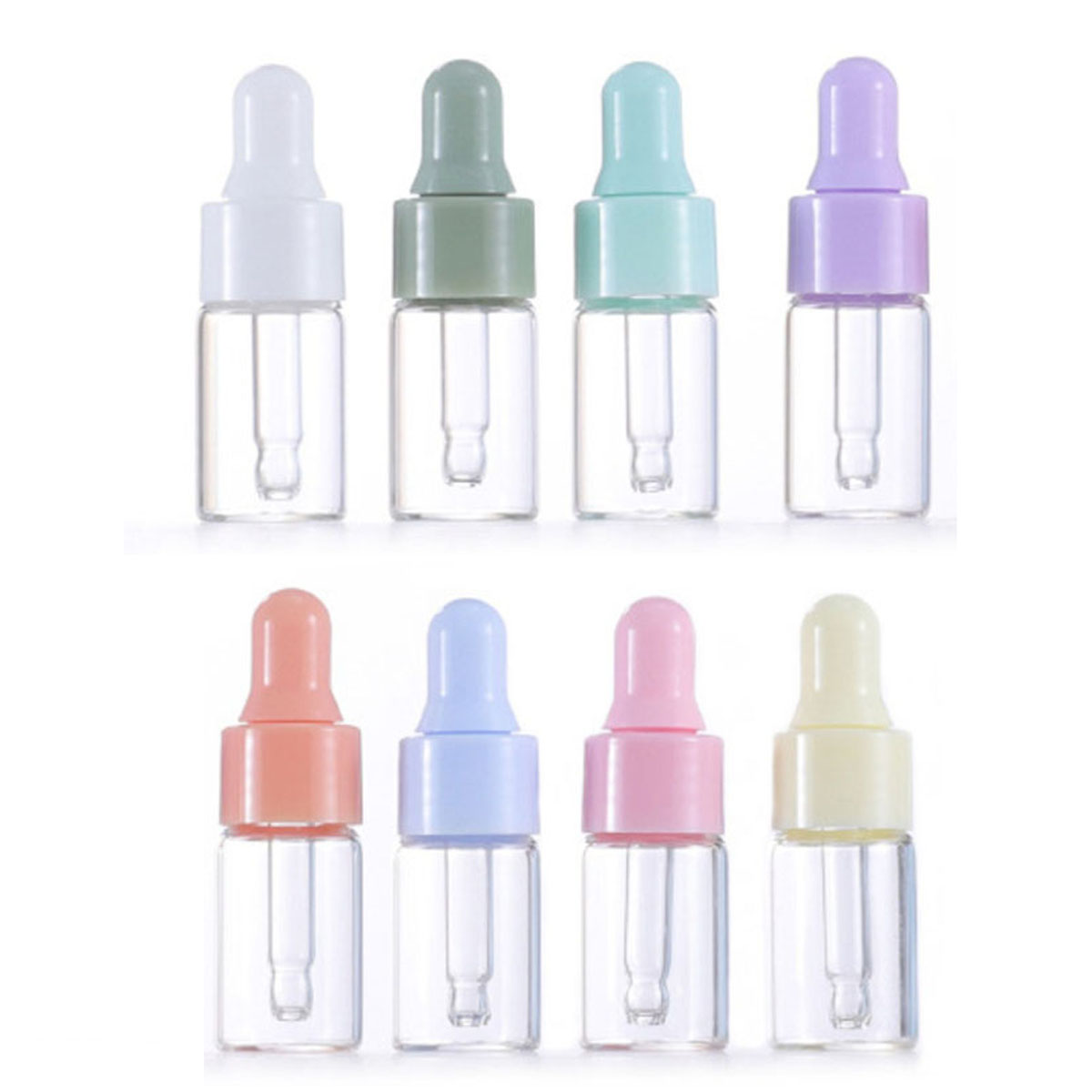 ขวดแก้วใสแบบหยดขนาด 8x 1/2/3/5 - Juice Bottle Dropper บทวิจารณ์และราคา