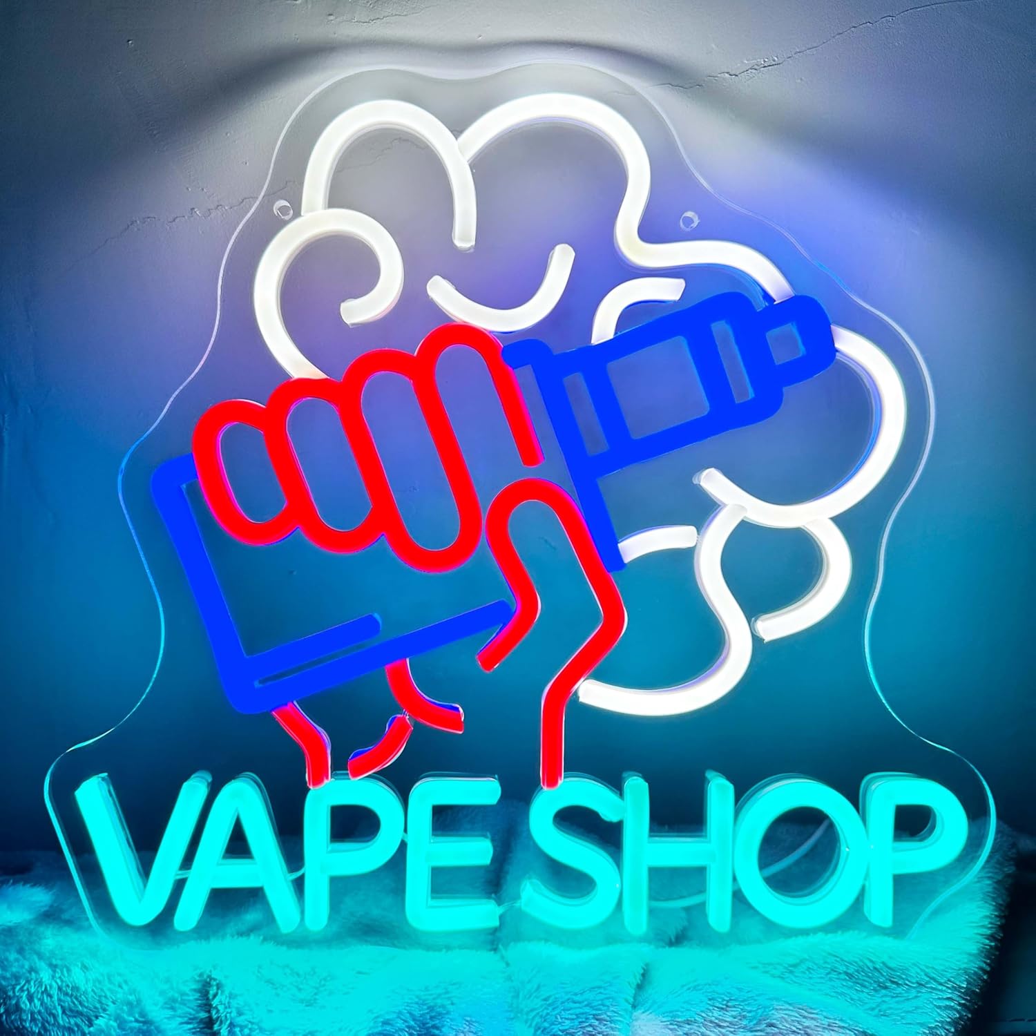 VAPE Shop ป้ายไฟนีออน LED, ป้า - Vaping Store บทวิจารณ์และราคา