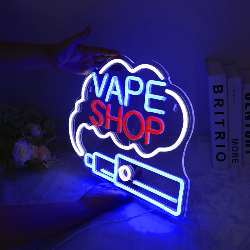 LED VAPE SHOP ควันป้ายนีออนซิก - Vaping Store บทวิจารณ์และราคา