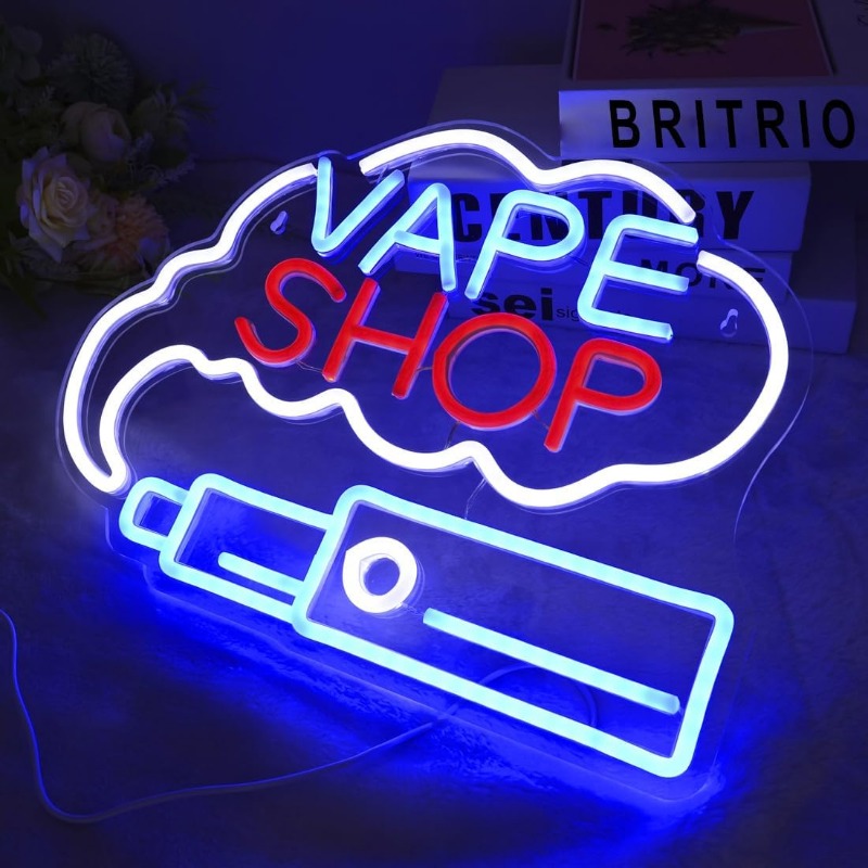 LED VAPE SHOP ควันป้ายนีออนซิก - Vaping Store บทวิจารณ์และราคา